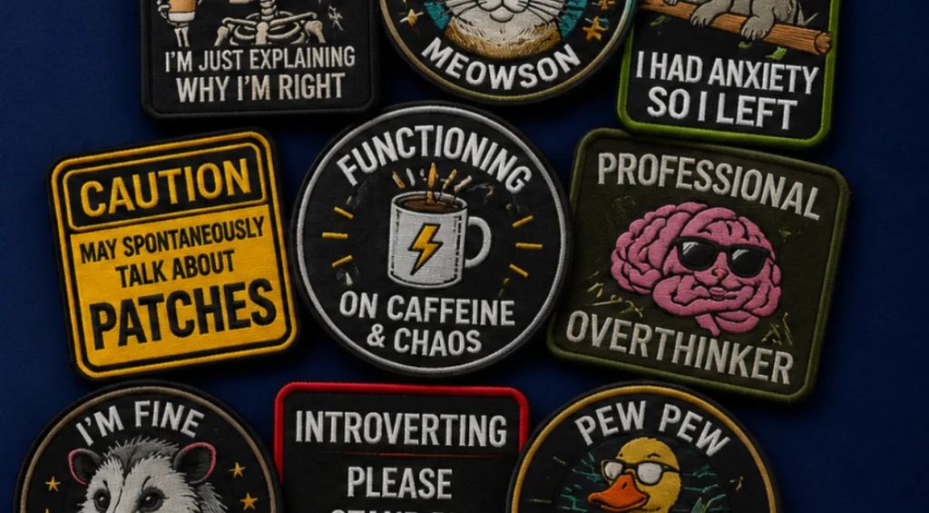 funny patches