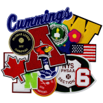 Chenille patches (4)