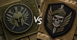 PVC vs Embroidered Custom Military Patches