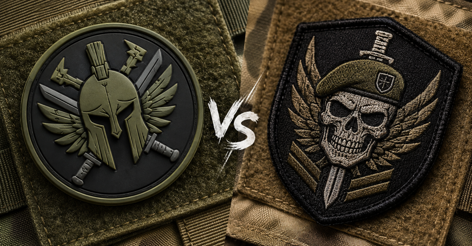 PVC vs Embroidered Custom Military Patches
