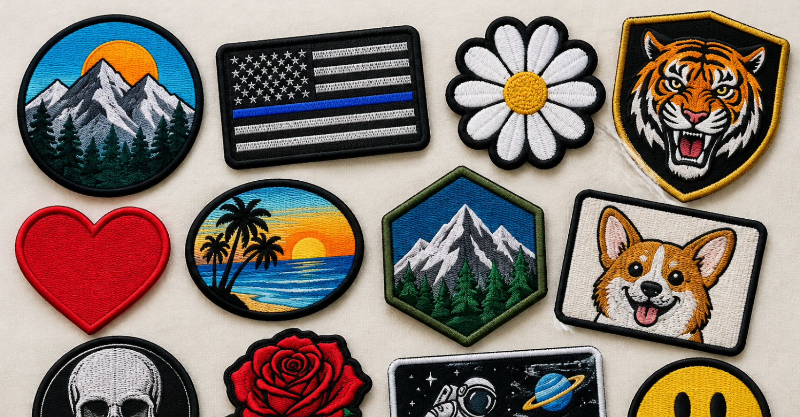 Types of Custom Made Patches