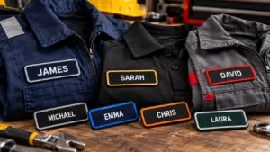 Custom Name Patches for Workwear